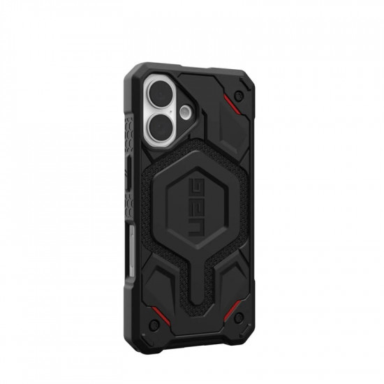 Чохол-накладка Urban Armor Gear Monarch Pro Magsafe для Apple iPhone 16 Kevlar Black (114458113940)