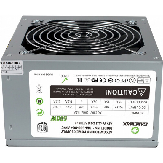 Блок живлення GameMax GM-500 80+ APFC 500W