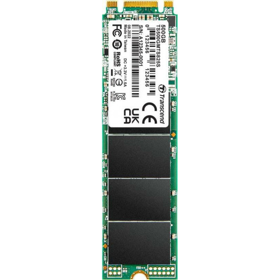 Накопичувач SSD 500GB Transcend MTS825S M.2 2280 Sata III 3D TLC (TS500GMTS825S)