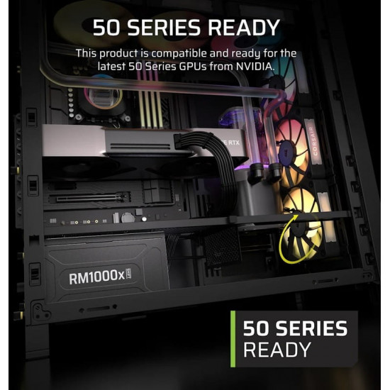 Блок живлення Corsair RM1000x Shift ATX 3.1 1000W (CP-9020300-EU)