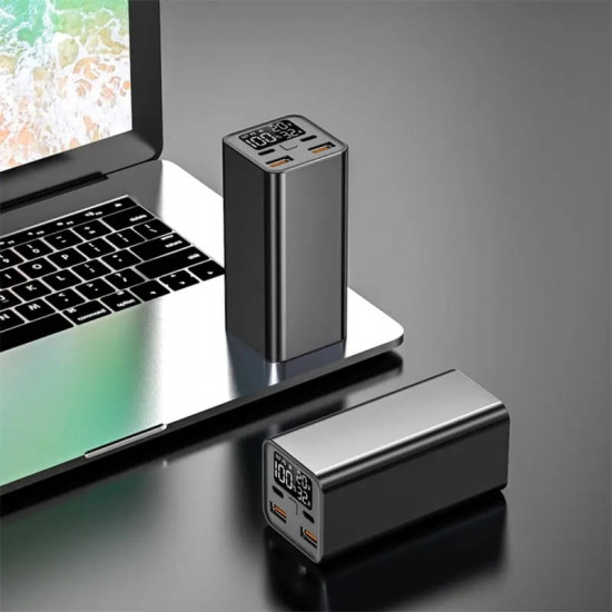 Універсальна мобільна батарея Atria 65W 20000mAh Black (WPD-65)