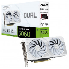 Відеокарта GF RTX 5060 8GB GDDR7 Dual OC White Asus (DUAL-RTX5060-O8G)