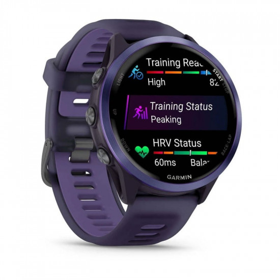 Смарт-годинник Garmin Forerunner 570 47mm Indigo with Indigo/Translucent Imperial Purple with Slate Buckle (010-02971-42)