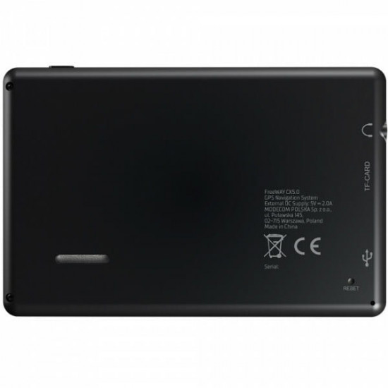 Авто GPS-навігатор Modecom Device FreeWAY CX 5.0 MapFactor (NAV-FREEWAYCX5-MF-EU)