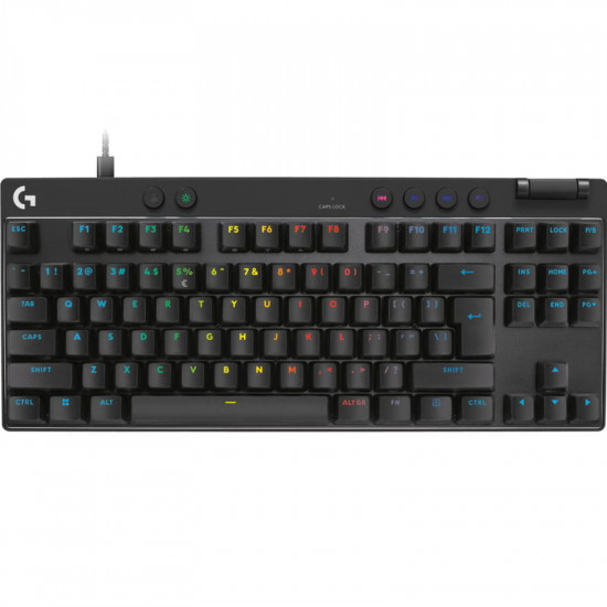 Клавiатура Logitech G PRO X TKL Rapid Black (920-013233)