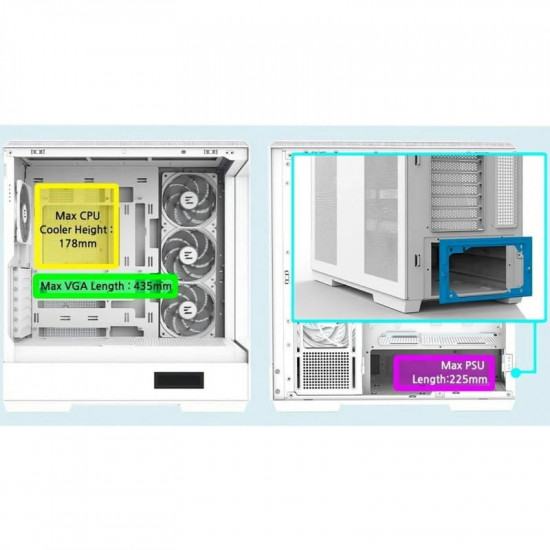 Корпус Zalman P50 DS White без БЖ