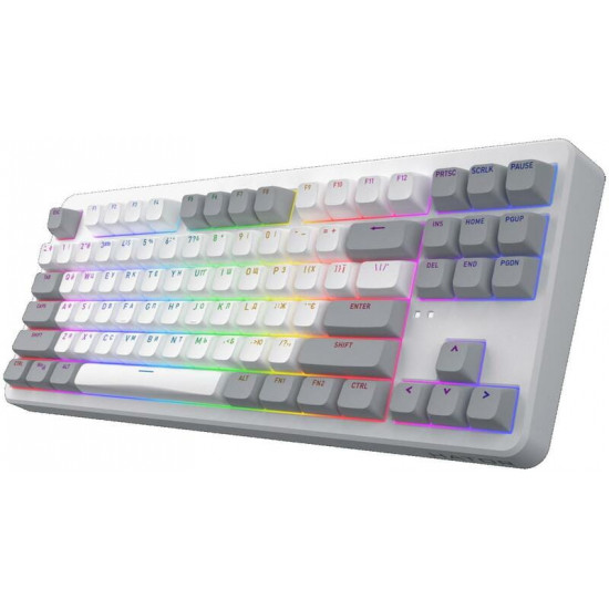 Клавіатура бездротова Hator Rockfall 3 Mecha TKL Wireless Orange White (HTK851UA)