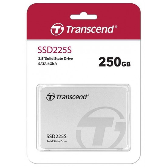 Накопичувач SSD  250GB Transcend SSD225S 2.5" SATA III 3D V-NAND TLC (TS250GSSD225S)