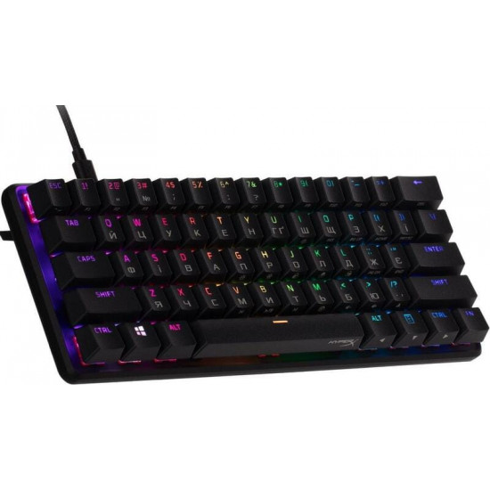 Клавіатура HyperX Alloy Origins 60 Red RGB Black (4P5N4AA)