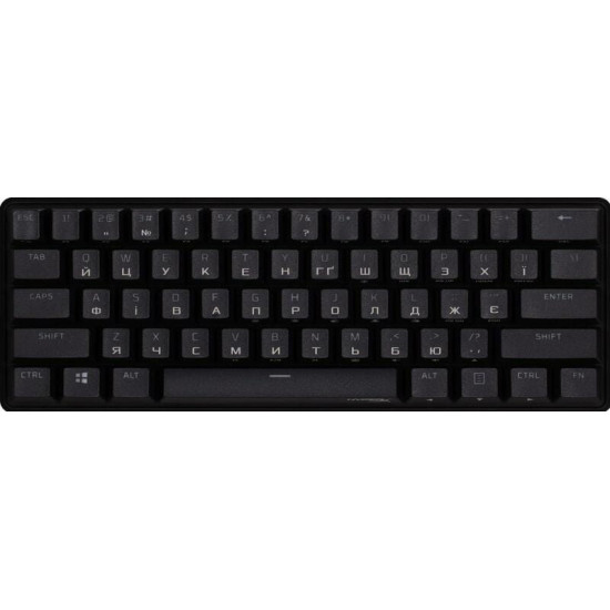 Клавіатура HyperX Alloy Origins 60 Red RGB Black (4P5N4AA)