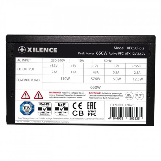 Блок живлення Xilence Performance C (XP650R6.2) 650W