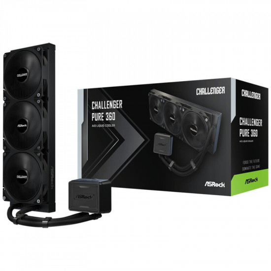 Система водяного охолодження Asrock Challenger Pure 360 Black