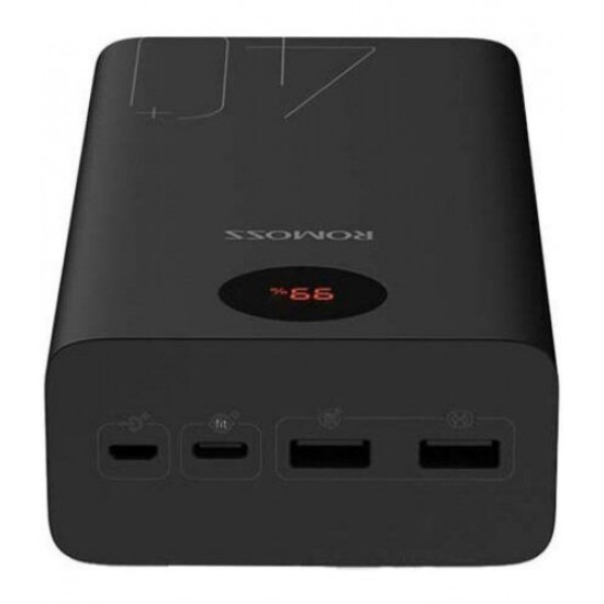 Універсальна мобільна батарея Romoss PEA40 40000mAh 22.5W Black (PEA40-152-2111H)