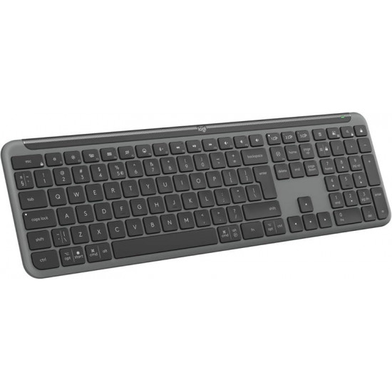 Клавiатура бездротова Logitech Signature Slim K950 US Graphite USB (920-012465)