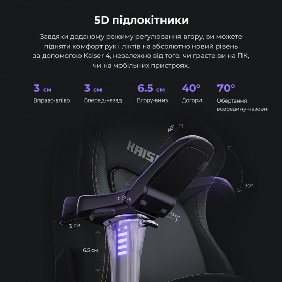 Крісло для геймерів Anda Seat Kaiser 4 Size XL Maroon (AD12YDDC-XLL-20-A-PV/C)
