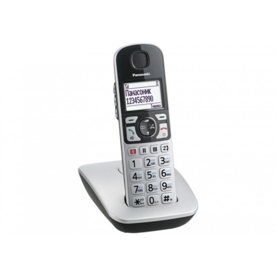 Радиотелефон DECT Panasonic KX-TGE510RUS Silver