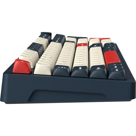 Клавіатура бездротова GamePro Asgard Drakkar Keychron Super Red Switch Blue (MK305BL)