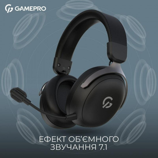 Гарнітура GamePro Asgard Freya Pro Black (HSW201B)