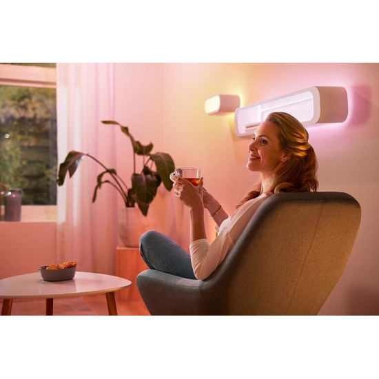 Світлодіодна стрічка розумна WiZ LED 2700-6500K 1600Лм RGB Wi-Fi 2 м, White (929002524801)