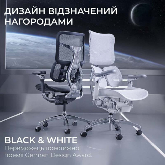 Крісло офісне Sihoo Doro S300 Mesh Light Grey (S300-M202)