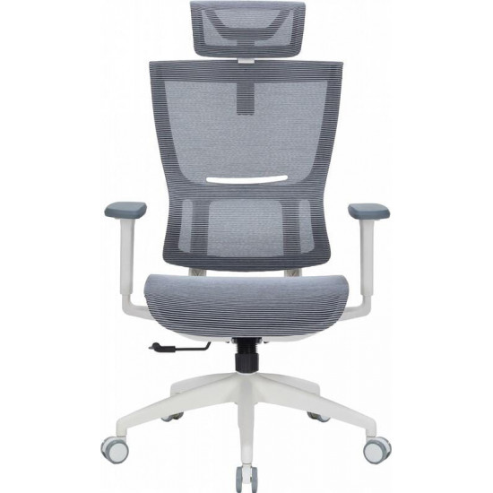 Крісло офісне Officepro Elegant OC660-W-DG-DG White/Dark Gray