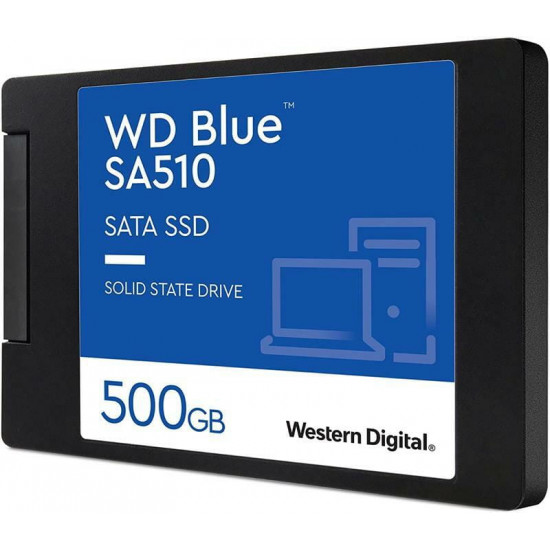 Накопичувач SSD  500GB WD Blue 2.5" SATAIII 3D TLC (WDS500G3B0A)