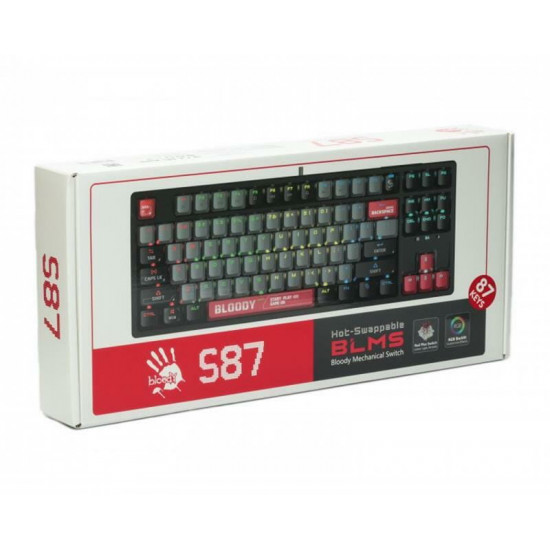 Клавіатура Bloody S87 Energy Red