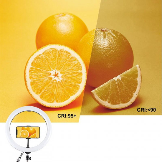 Кільцева LED-лампа Puluz PKT3050EU 12"+ штатив 1.1 м (PKT3050EU)