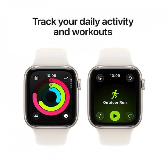 Смарт-годинник Apple Watch SE 3 GPS 40mm Starlight Aluminium Case with Starlight Sport Band - S/M (MEH34RK/A)