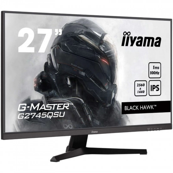Монітор Iiyama 27" G-Master G2745QSU-B2 IPS Black 100Hz
