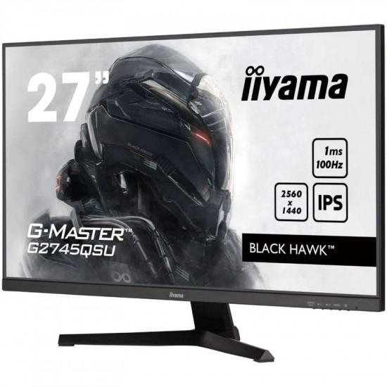 Монітор Iiyama 27" G-Master G2745QSU-B2 IPS Black 100Hz