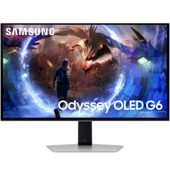 Монiтор Samsung 27" Odyssey G6 (LS27FG602SIXUA) OLED Silver 500Hz