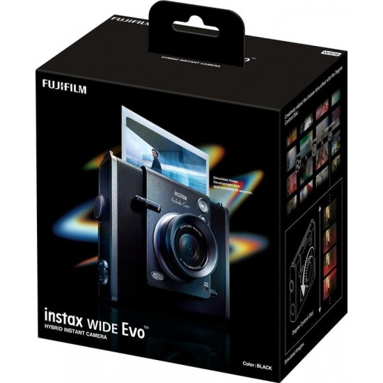 Камера моментального друку Fujifilm Instax Wide Evo Black (16840933)