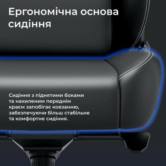 Крісло для геймерів Anda Seat Kaiser 4 V2 Size XL PVC Gray Fabric (AD12YDDC-XLL-20-G-CF-03)