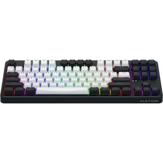 Клавіатура бездротова Hator Rockfall 3 Mecha TKL Wireless Orange Black (HTK850UA)