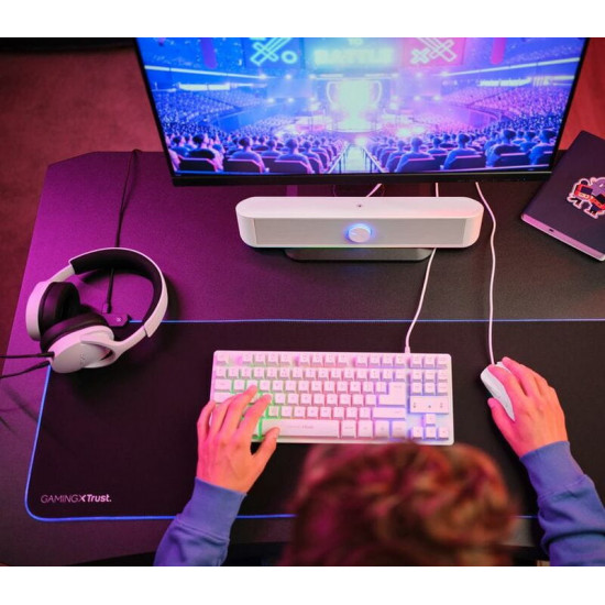 Акустична система (саундбар) Trust GXT 619W Thorne RGB Illuminated White (25110)