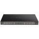 Комутатор D-Link DGS-1250-52XMP (48x1GE PoE, 4xSFP+, max PoE 370W, Smart)