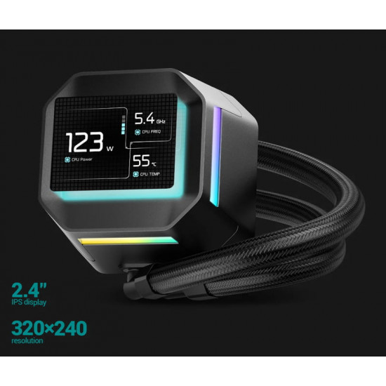 Система водяного охолодження DeepCool LM360 Black (R-LM360-BKDMMC-1)