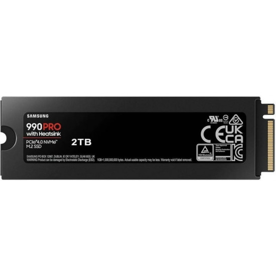 Накопичувач SSD 2 ТБ Samsung 990 PRO M.2 PCIe 4.0 V-NAND TLC (MZ-V9P2T0GW)