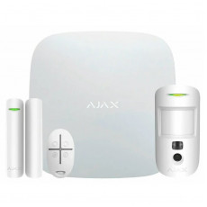 Комплект охоронної сигналізації Ajax StarterKit Cam HDR (8EU) UA White