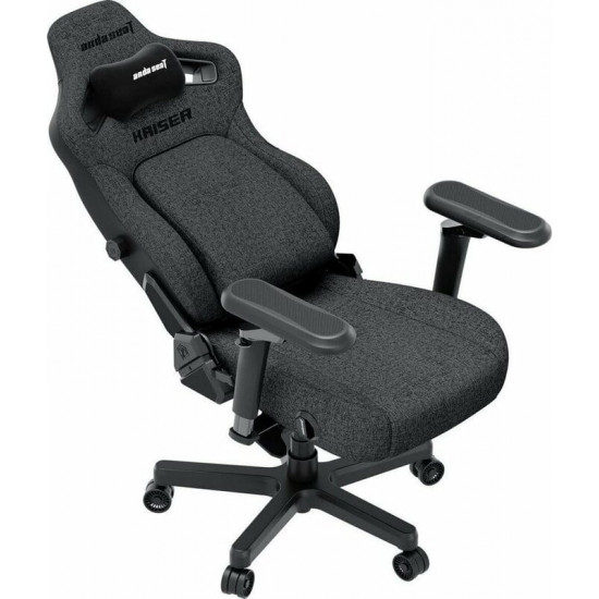 Крісло для геймерів Anda Seat Kaiser 4 V2 Size XL PVC Dark Gray Fabric (AD12YDDC-XLL-20-GB-CF-03)