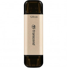 Флеш-накопичувач USB3.2+Type-C 128GB Transcend JetFlash 930С Beige (TS128GJF930C)