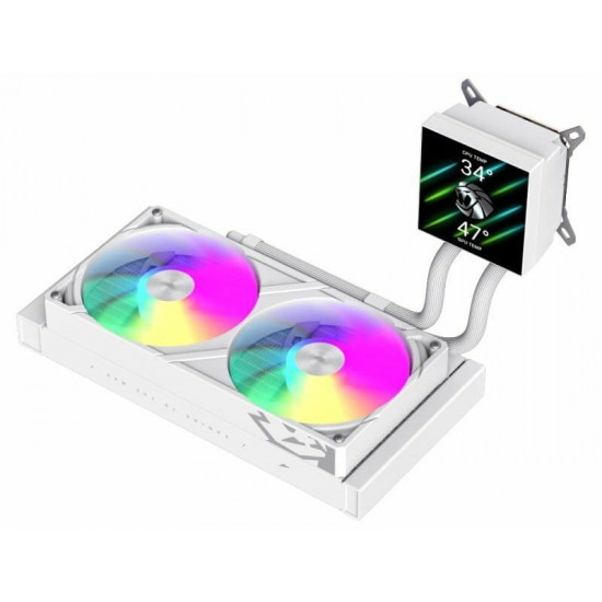 Система водяного охолодження GameMax Glacier 240 LCD White