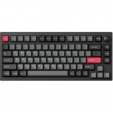 Клавіатура бездротова Lemokey P1 Pro Keychron Super Red Switch UA Carbon Black (P1P-M1-UA)