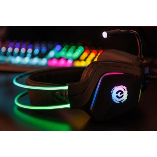 Гарнітура Canyon Darkless GH-9A Gaming 3.5 мм RGB Black (CND-SGHS9A)