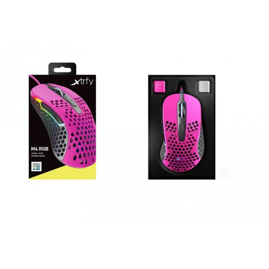 Миша Xtrfy M4 Pink (XG-M4-RGB-PINK)