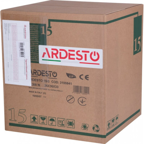Водонагрівач Ardesto EWH-15OMWMI (3100841)