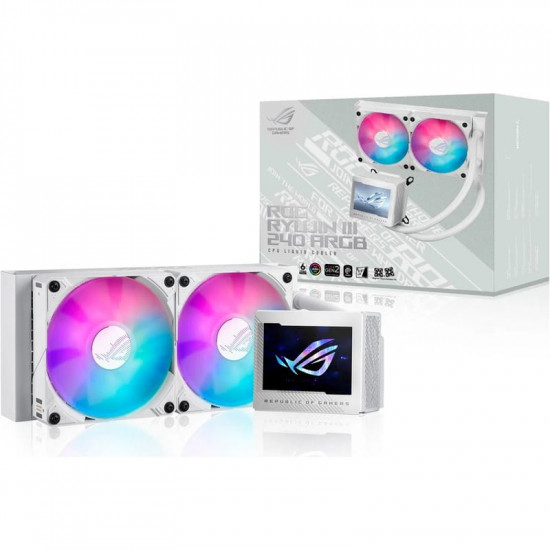 Система водяного охолодження Asus ROG Ryujin III 240 ARGB White Edition (90RC00K2-M0UAY0)