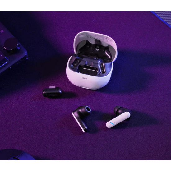 Bluetooth-гарнiтура Trust GTX 409 Oxxie White (25478)
