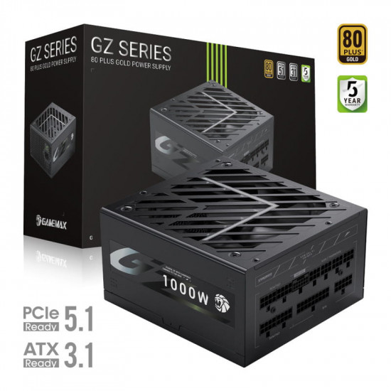 Блок живлення GameMax GZ 1000G Black 1000W